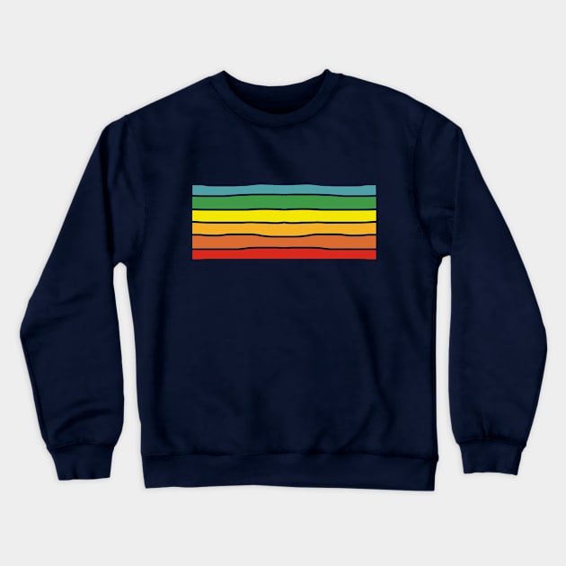 Six Stripes of Energy Crewneck Sweatshirt by ellenhenryart